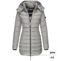 Women long winter jacket coat